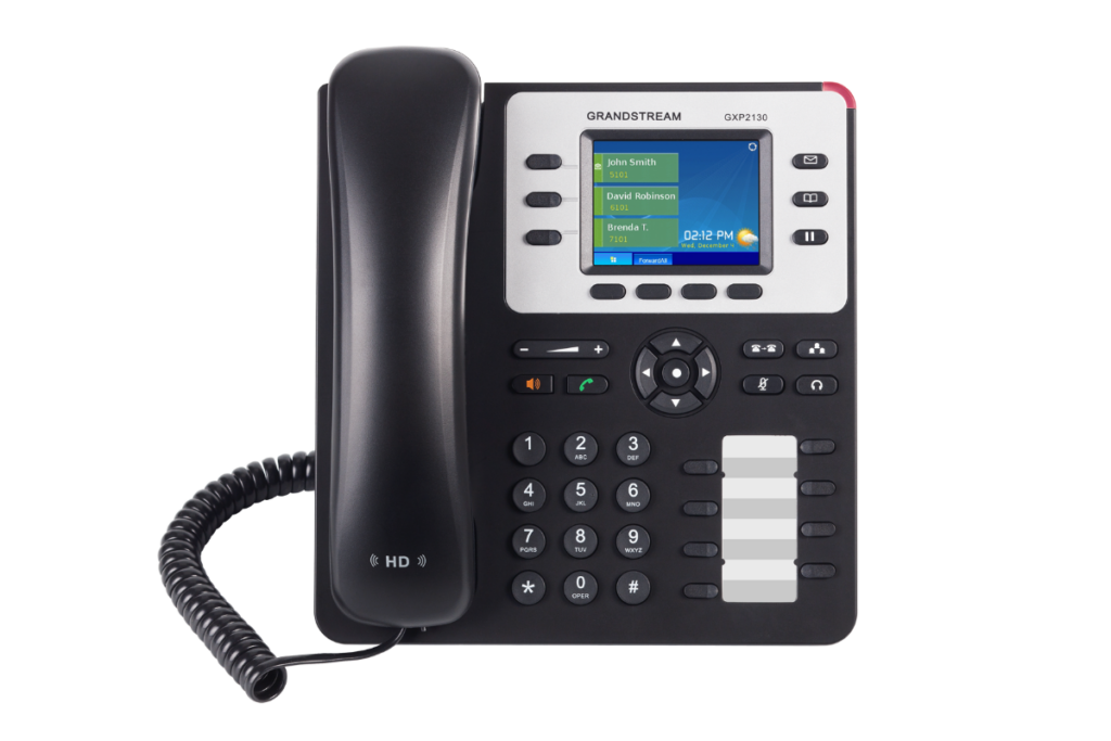 teléfono IP grandstream GXP2130 operadoras telefonía IP 