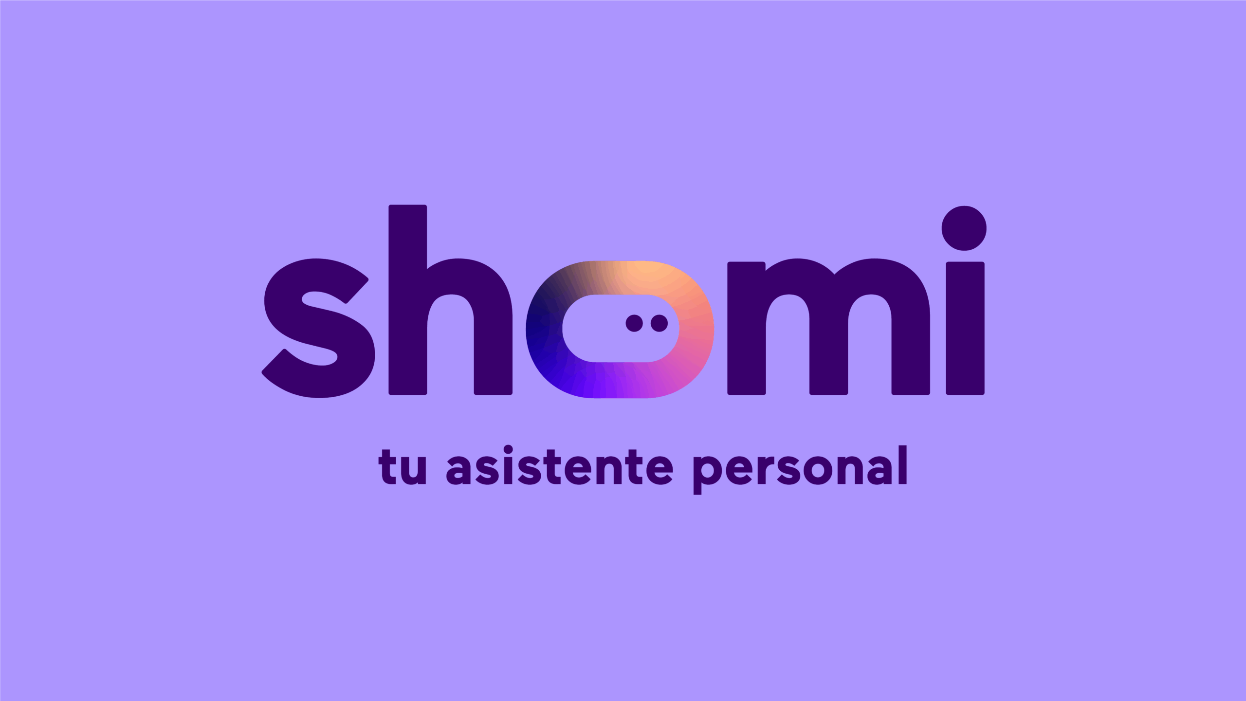 Portada con el logo de Shomi y el tagline "Tu asistente personal"
