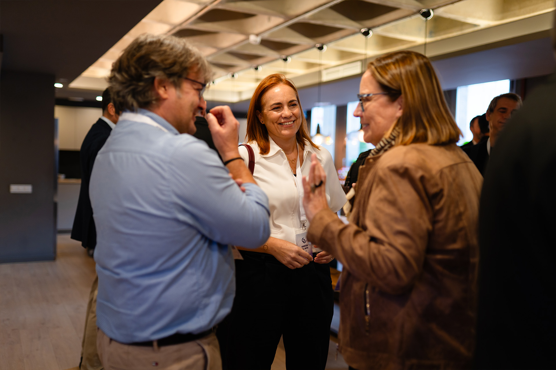 Asistentes de la 4ª edición del CX Brunch durante el networking brunch.