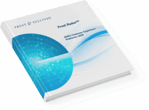 Mock-up del informe "Frost Radar™ Plataformas de Customer Experience en EMEA 2026" de Frost&Sullivan